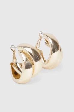 Boucles d'oreilles à double anneau
