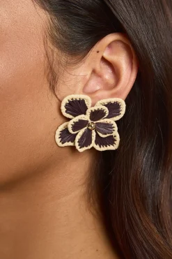 boohoo Boucles D'oreilles Fleurs En Raphia Imposantes< Looks Chocolat|Boucles D'Oreilles