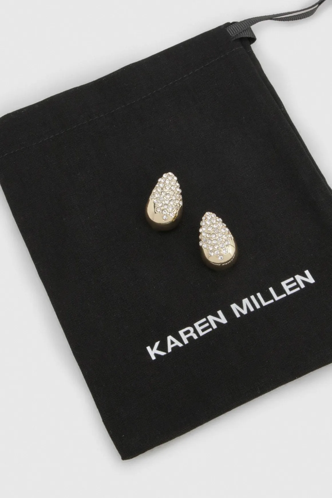 Boucles D'oreilles Goutte D'eau En Strass