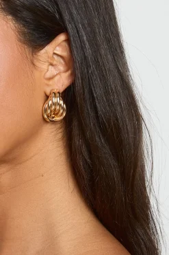 Boucles D'oreilles Goutte Entrelacées