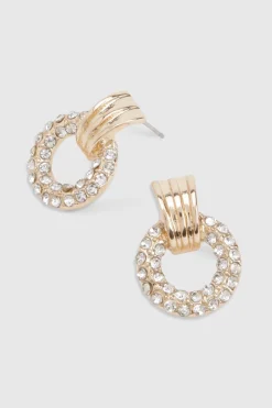 Boucles d'oreilles heurtoir ornées