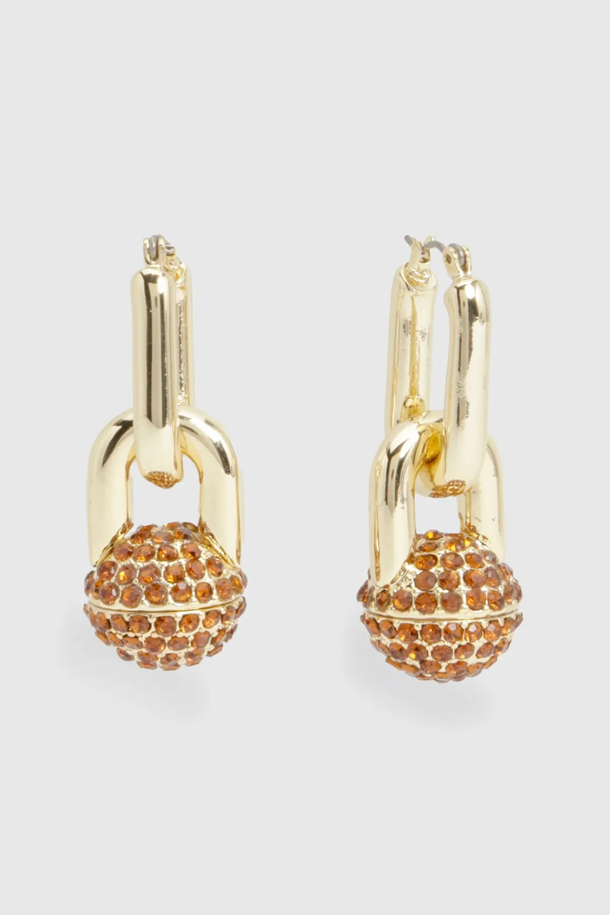 Boucles d'Oreilles Pendantes Diamanté