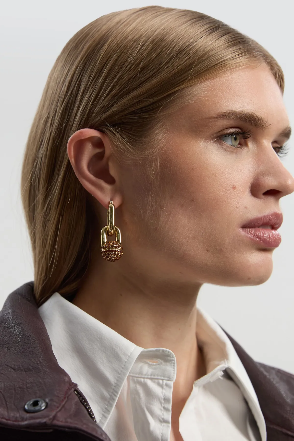 Boucles d'Oreilles Pendantes Diamanté