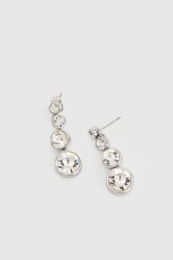 Boucles D'oreilles Pendantes À Cristaux Fluides