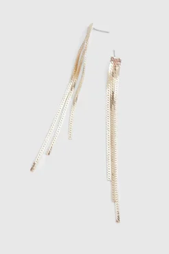 Boucles d'oreilles pendantes à chaîne