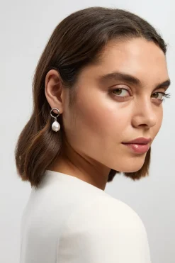 Boucles d'Oreilles Perles Modernes