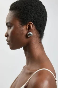 Boucles D'oreilles Synthétiqueces Sphère Audacieuses