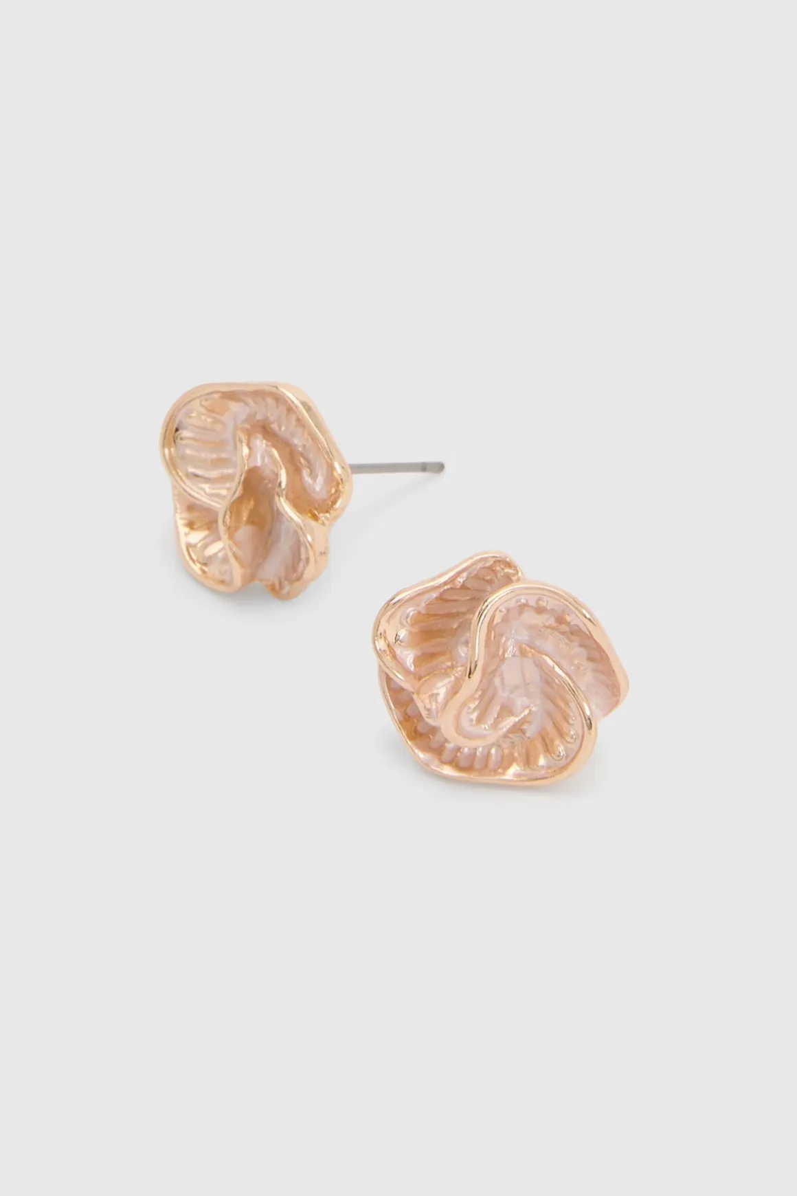 Boucles D'oreilles Synthétiqueces Mini Rose Détaillées