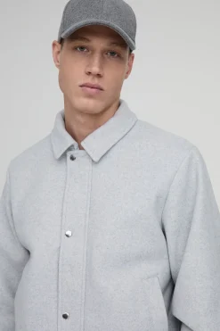 Boxy Melton Harrington Jacket