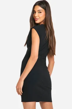 Boxy Tailored Mini Dress