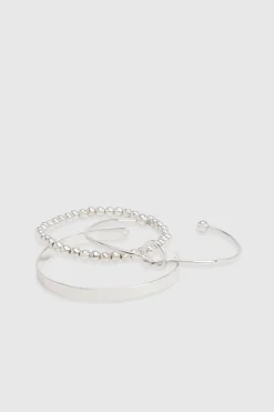 boohoo Bracelet bangle à nœud 3 pièces< Bracelets