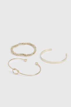 Bracelet bangle à nœud 3 pièces