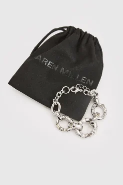 KarenMillen Bracelet Chaîne Imposant Orné De Cristaux< Bracelets