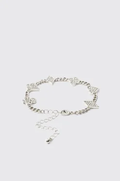 Bracelet à charme givré