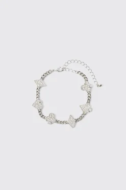 Bracelet à charme givré