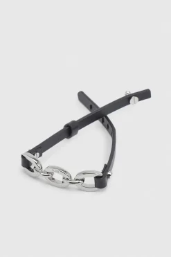 Bracelet En Cuir À Maillons