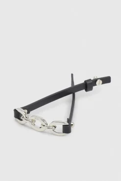 KarenMillen Bracelet en Cuir à Maillons Chaîne< Bracelets
