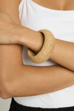 Bracelet Jonc En Rotin