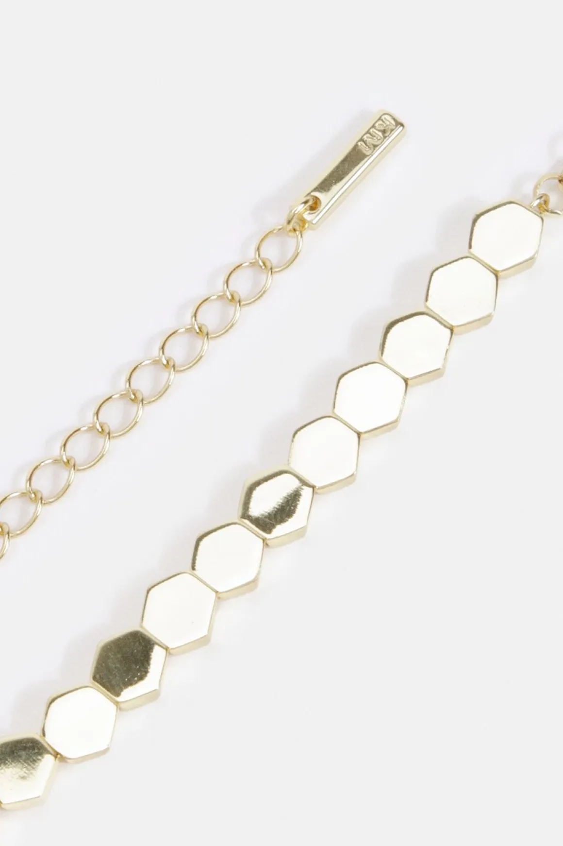 Bracelet Mosaïque Plaqué Or 14 Carats