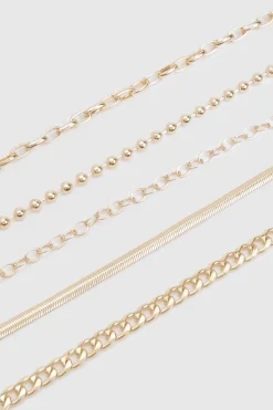 boohoo Bracelets chaîne 5 pièces< Bracelets
