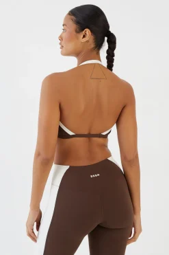 Brassière De Sport Dos Nageur Sculptante À Bordures Contrastées Dsgn Studio