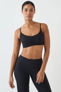 Brassière De Sport Dsgn Studio Soft Luxe À Fronces Frontales Et Finition Ondulée