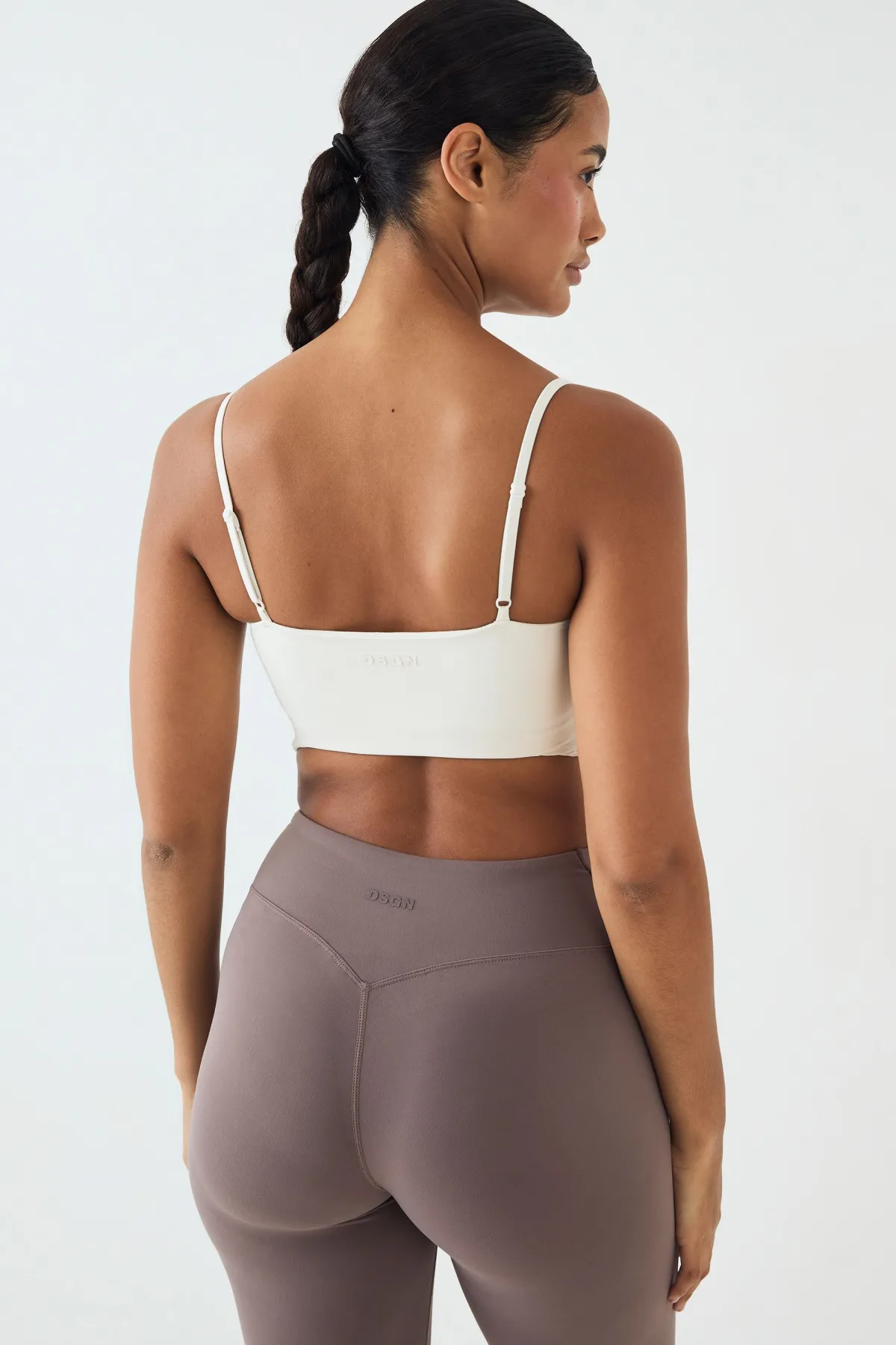DSGN Studio Brassière De Sport Soft Luxe À Fronces Frontales Et Finition Ondulée<Femme Vêtements De Sport|Dsgn Studio