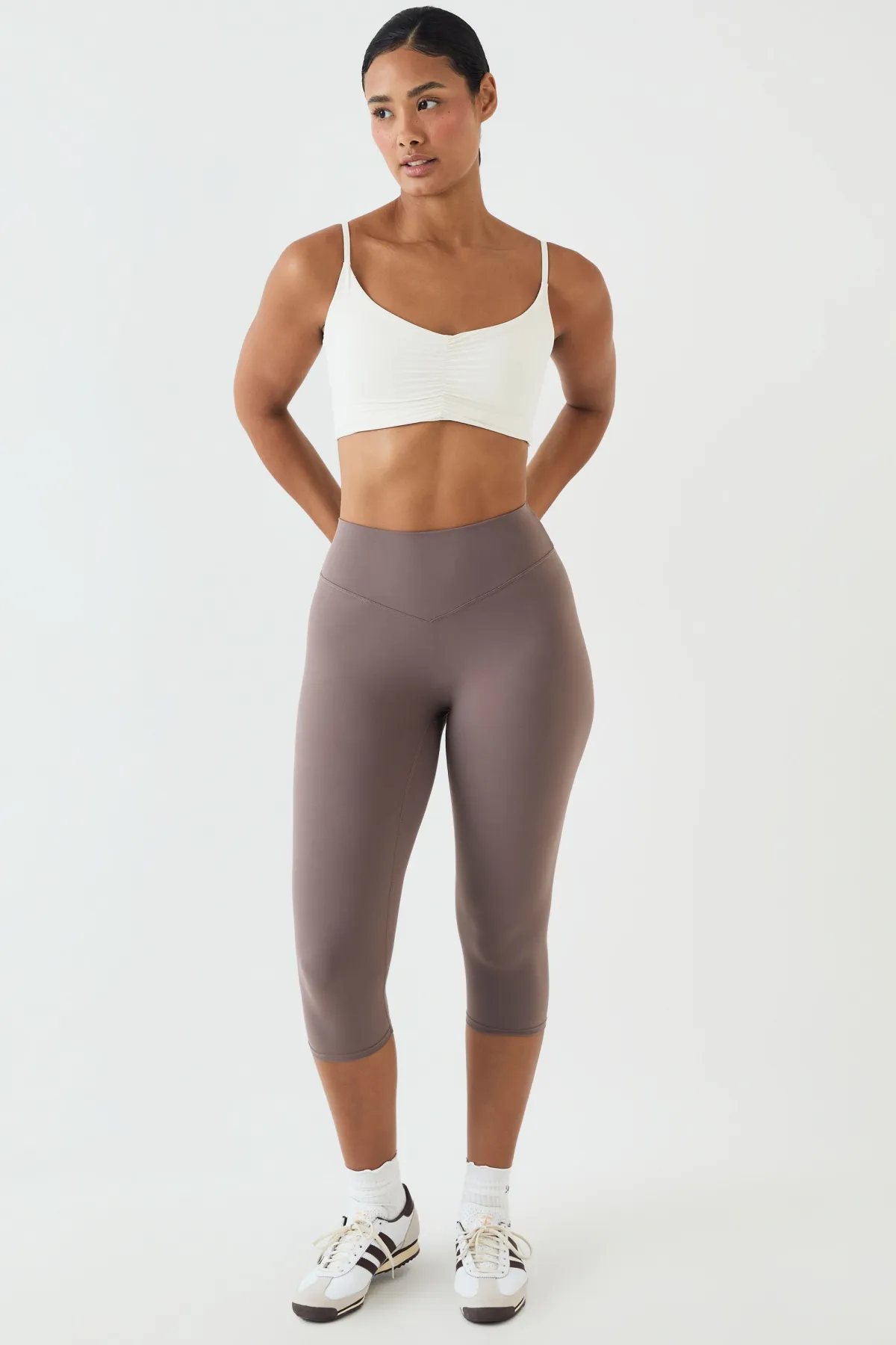 DSGN Studio Brassière De Sport Soft Luxe À Fronces Frontales Et Finition Ondulée<Femme Vêtements De Sport|Dsgn Studio