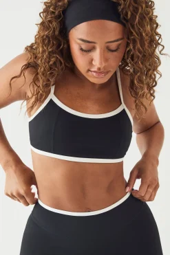 Brassière De Sport Mini Sculptante À Détails Contrastés Dsgn Studio