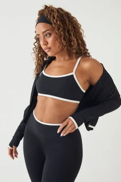 Brassière De Sport Mini Sculptante À Détails Contrastés Dsgn Studio