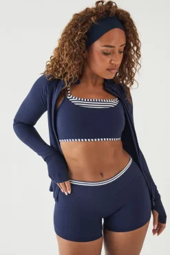 Brassière De Sport À Rayures Superposées Sculptantes Dsgn Studio