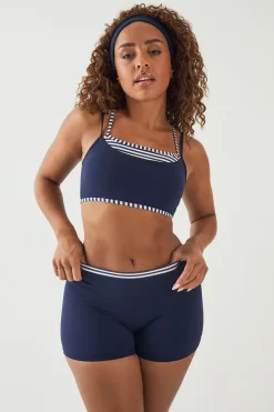 Brassière De Sport À Rayures Superposées Sculptantes Dsgn Studio