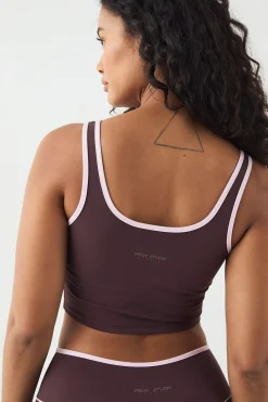 DSGN Studio Brassière de Sport Rembourrée Sports Ultra Sculpt à Passepoil Contrastant<Femme Vêtements De Sport|Dsgn Studio