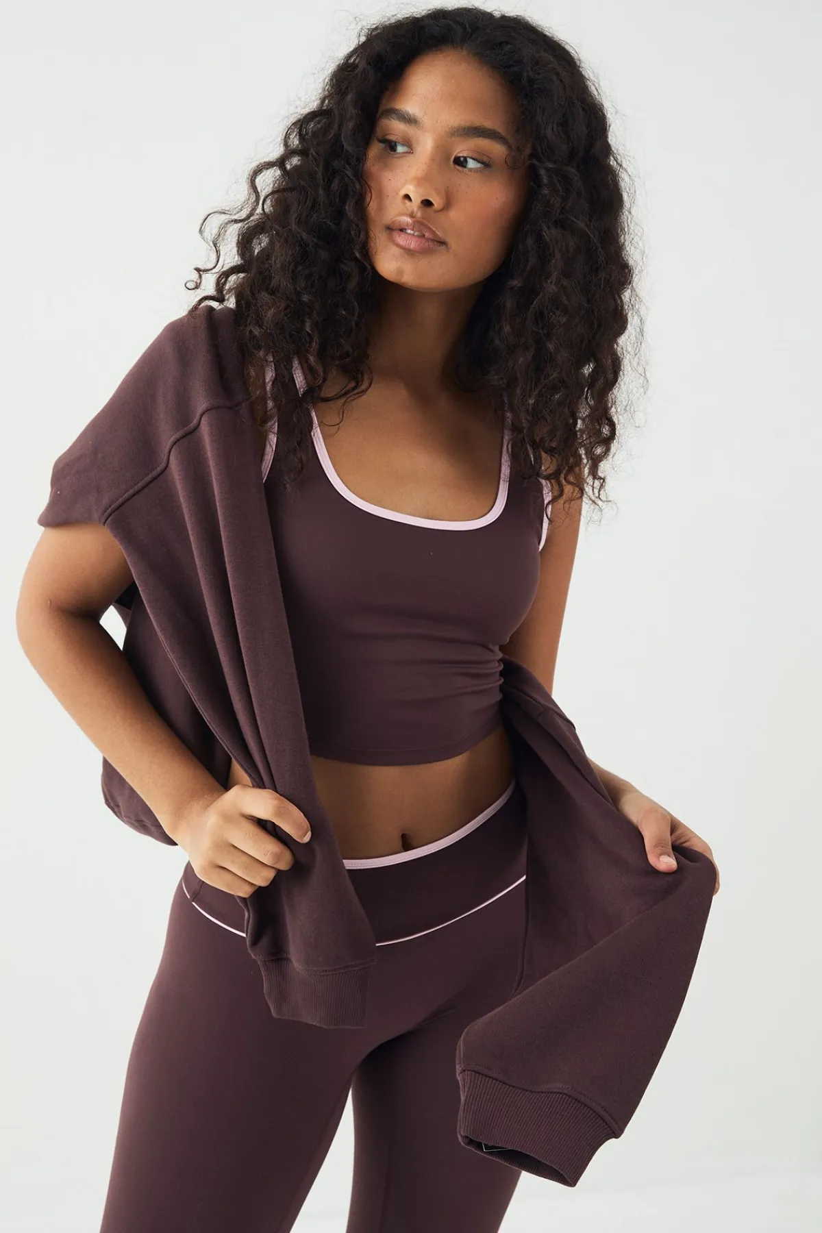 DSGN Studio Brassière de Sport Rembourrée Sports Ultra Sculpt à Passepoil Contrastant<Femme Vêtements De Sport|Dsgn Studio