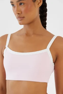 DSGN Studio Brassière De Sport Sculptante À Pois Superposés<Femme Pois|Vêtements De Sport