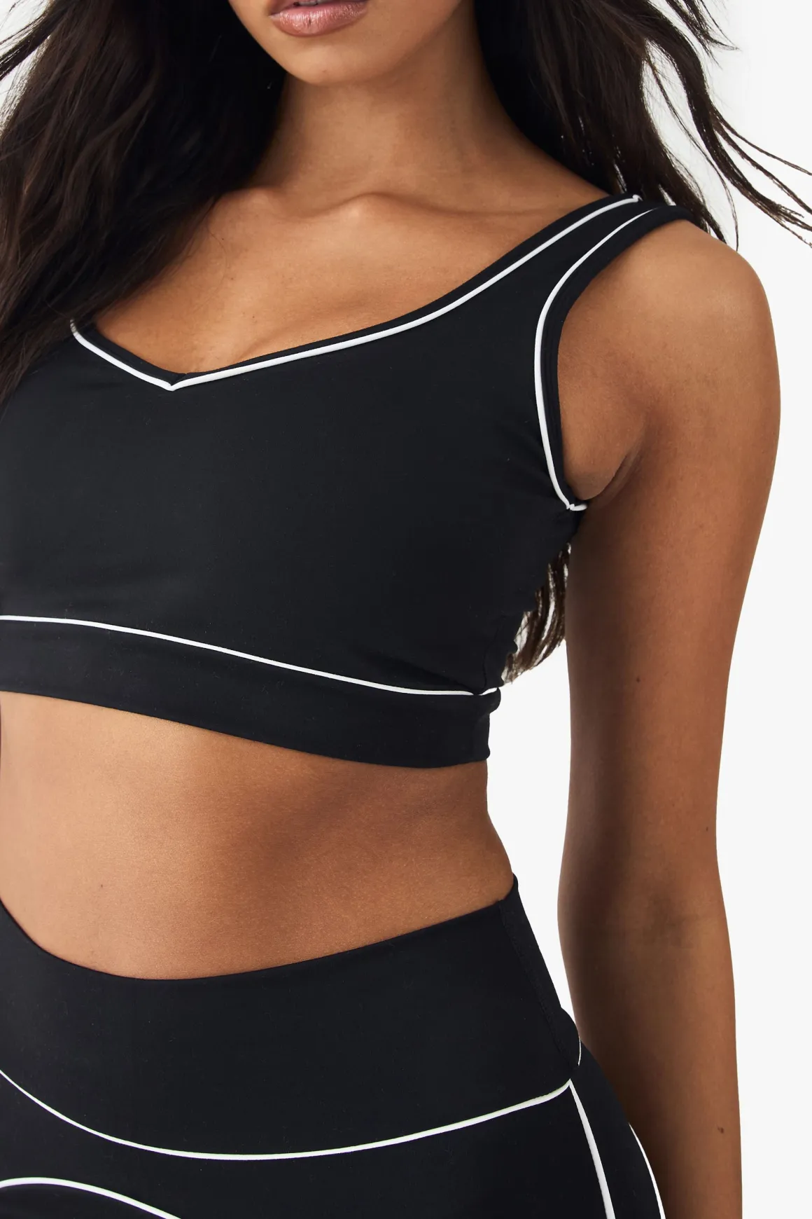 Brassière De Sport Sculptante Ultra Avec Passepoil Contrastant Dsgn Studio