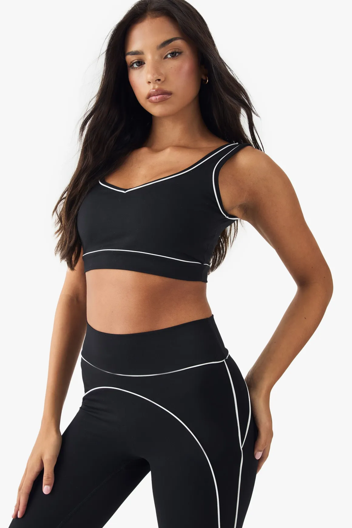 Brassière De Sport Sculptante Ultra Avec Passepoil Contrastant Dsgn Studio
