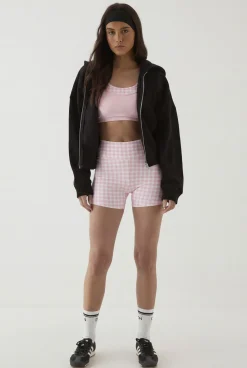 Brassière De Sport Superposée À Carreaux Vichy Dsgn Studio Sculpt