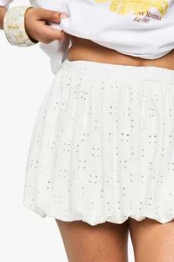 Broderie Bubble Mini Jupe