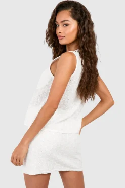 Broderie Mini Jupe