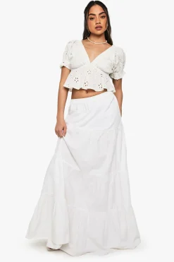 Broderie Smock Top
