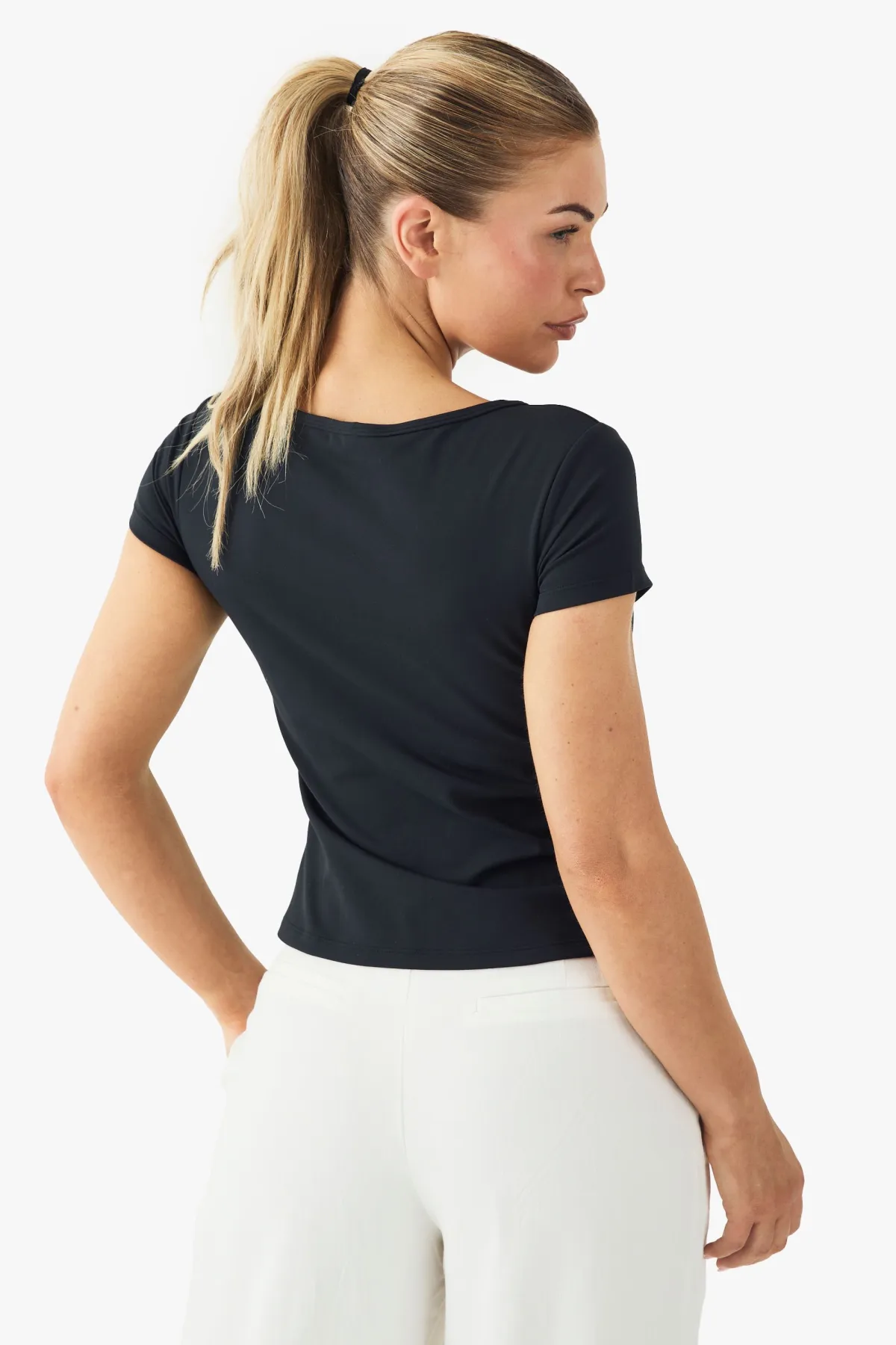 boohoo Buttery Soft Built in Padded Sweetheart Neck Cap Sleeve Top<Femme Tops