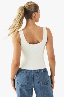 Buttery Soft Built in Padded V Neck Vest Top