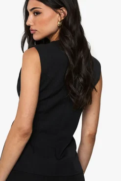 boohoo Button Trim Detail Tailored Waistcoat<Femme Tailleurs|Tops
