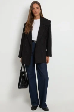 Wallis Caban Formel Oversize À Chevrons En Mélange De Laine<Femme Vestes & Manteaux