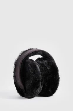 boohoo Cache-oreilles duveteux en synthétique< Chapeaux