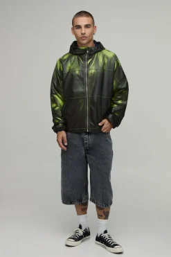 boohooMAN Cagoule Boxy Oversize À Technologie Thermosensible<Homme Manteaux Et Vestes