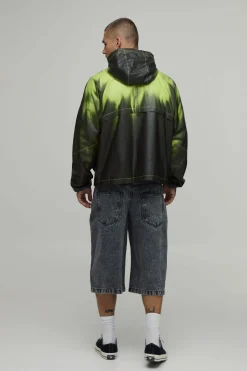 boohooMAN Cagoule Boxy Oversize À Technologie Thermosensible<Homme Manteaux Et Vestes