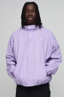 Cagoule À Casynthétiqueche Coupe Regular Avec Passepoil
