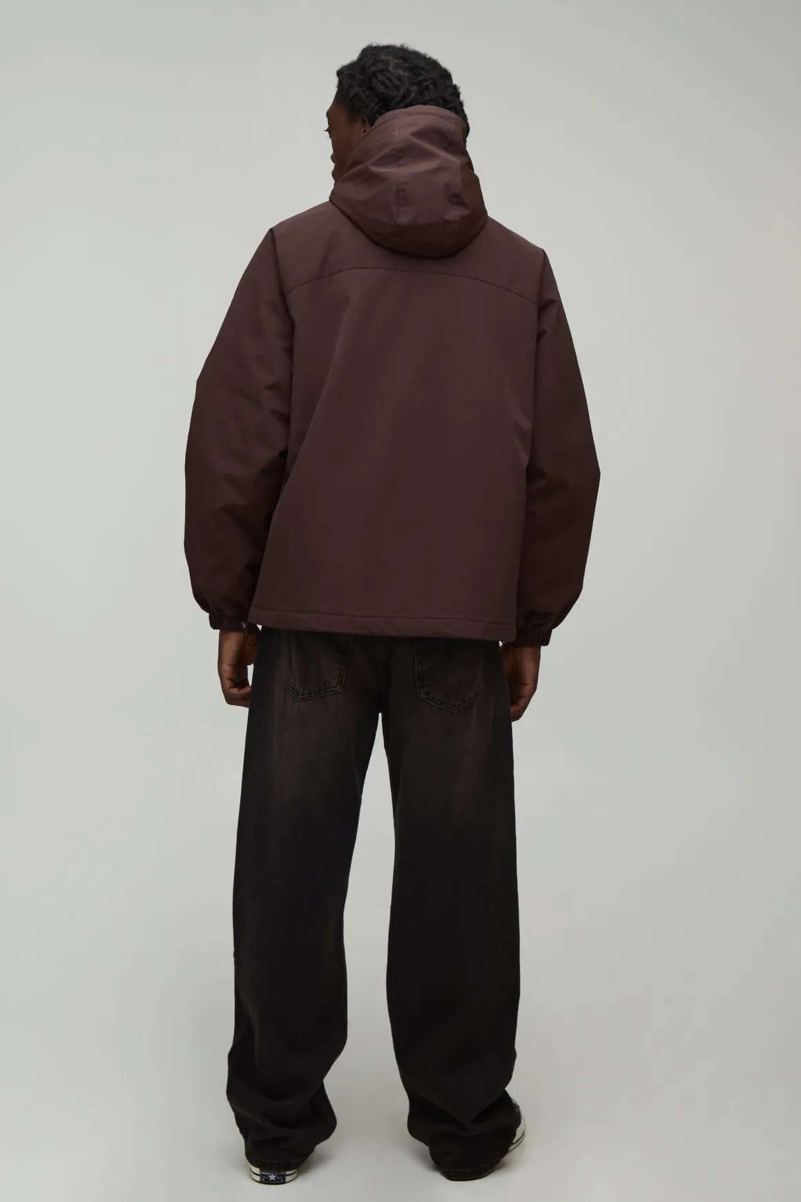 Cagoule À Casynthétiqueche En Nylon Froissé Coupe Regular